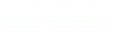 THE SAD STATE OF RADIO TODAY Reduced to being a device for waking you up or checking traffic, plagued by "Pop," and a midnight pulpit for aliens, the clock radio is now an afterthought in the bedroom, sequestered near the Gideon Bible, like your crazy aunt from Martha's Vineyard.