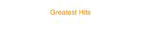 The Byrds
Greatest Hits
August 7 1967