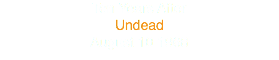 Ten Years After
Undead
August 10 1968